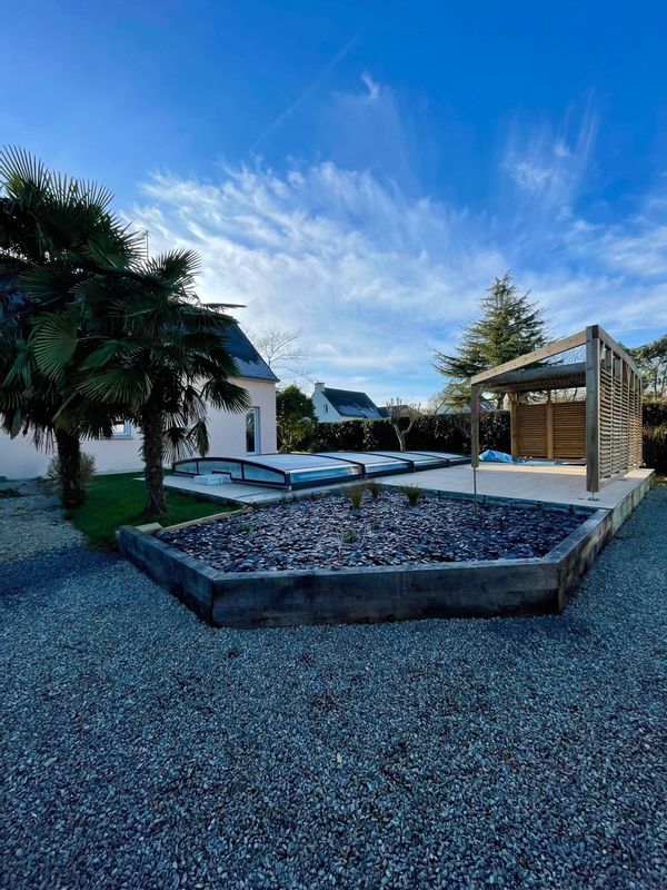 Maison familiale avec piscine chauffée - Un séjour tout confort en Bretagne