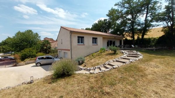 Maison 3 chambres, vue sur le Lauragais, Climatisation,  20 min de Toulouse