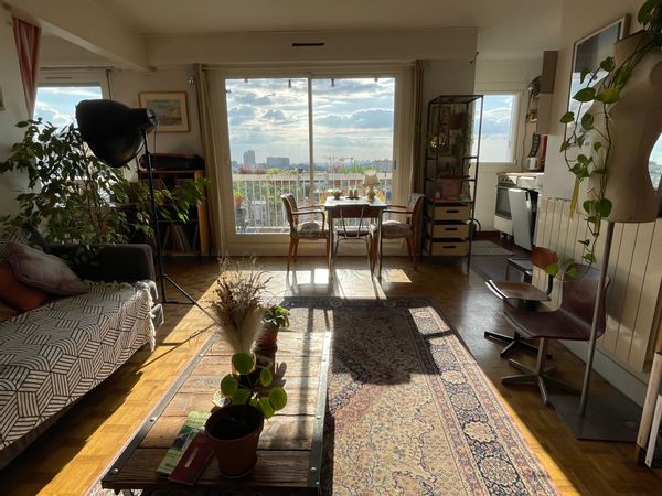 La maison de Joséphine et sa terrasse avec la magnifique vue sur tout Paris !