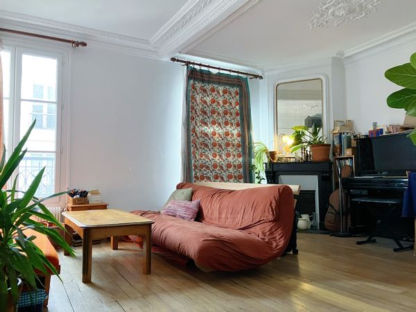 Duplex sous les toits du Marais, piano & charme japonais