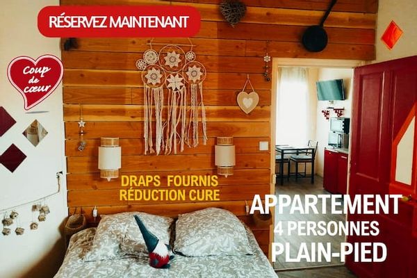 Appartement de plain-pied - Draps Fournis