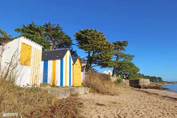 Bretagne damgan  morbihan   300m de la jolie baie de kervoyal