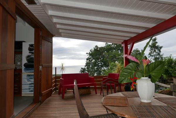 Le studio vue sur la mer des caraibes