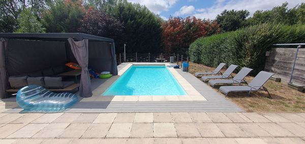 Notre maison avec piscine en campagne