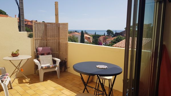 La maison dans les hauteurs de Banyuls, vue mer
