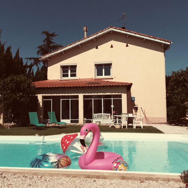 Villa avec Piscine, à 5 minutes de la plage.