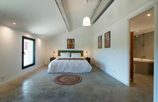 Chambre privée dans la maison d'hôtes d'Étienne et Marion