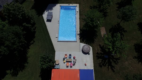 Chambre en hospitalité avec piscine chauffée