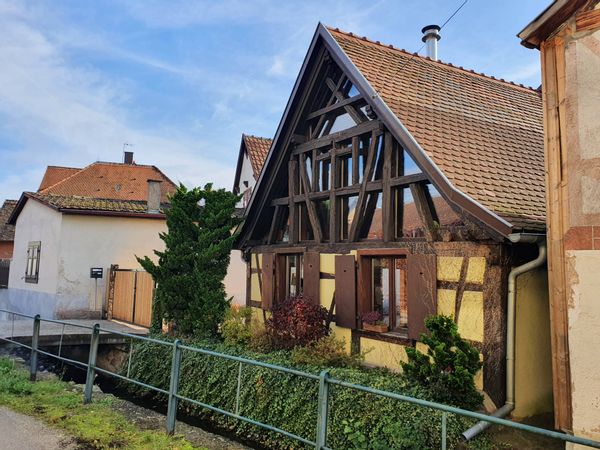 Maison confortable et accueillante en Alsace sur la route des vins