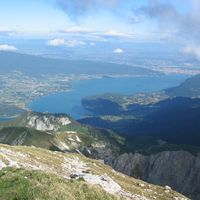 Alpes, Annecy, Lac, Montagne, Plage, nature