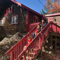 Notre chalet en bois rond