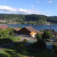La maison avec vue sur le lac de  Gérardmer