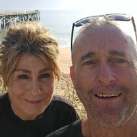 La chambre privée et spatieuse de Marc et Johanne avec bain.