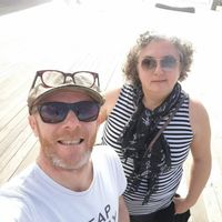 Valeria et Marco dans les Dolomites