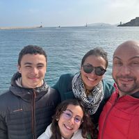 La maison de Florian, Isra, Valentin et Elea.