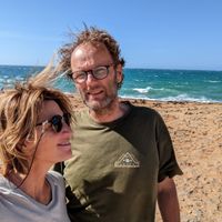 Chez Hans et Emmanuelle aux environs d'Avignon. Maison non disponible en Juillet et Août