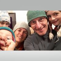 Chalet de Albane, Benoit, Youn, Elouen et Noé