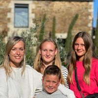 La maison de Sandra et ses enfants