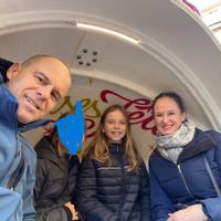 La maison de Romane , Louise, Nil et Jean-Francois