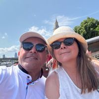 The home sweet home de Sandrine et Philippe au milieu d’un grand parc.