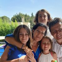 La maison de Christophe Julie et leurs enfants
