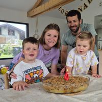 La maison de Peio, Floriane et les enfants