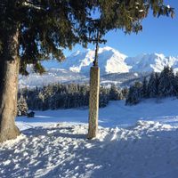 La maison de Stephane vue splendide sur la chaine du mont blanc