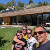 Maison contemporaine entre montagne et lac