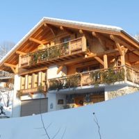 Ce chalet en bois en bordure de forêt  à 10 minutes  du centre village  est idéal pour le repos
