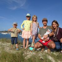 Maison avec jardin située à moins d'un kilomètre des plages et du bourg de Porspoder.