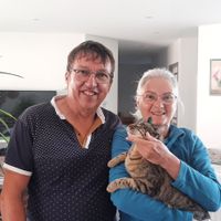 maison de plain-pied avec chat entre Clermont-Fd et la chaîne des Puys prés forêt de Boisséjour