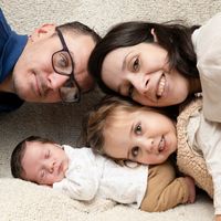 La maison familiale de Fanny, Bastien et les enfants