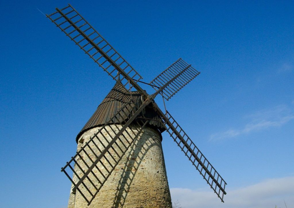 Moulin à vent en Auvergne