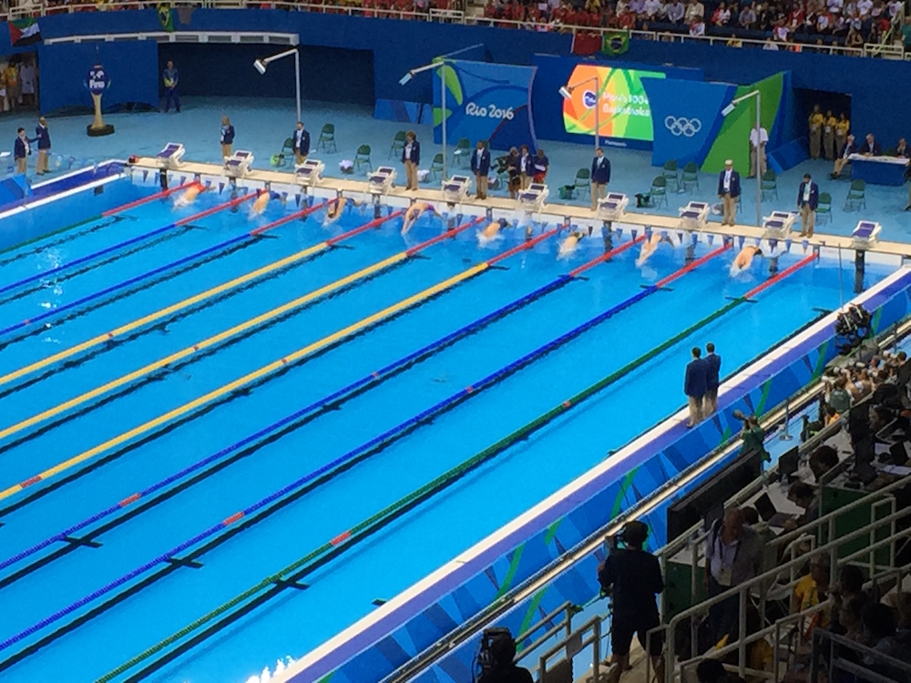 Lisa Green Olympics Rio swimming