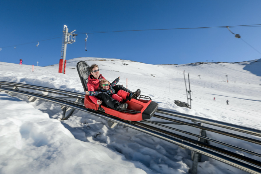 activités d'hiver montagne quand on ne skie pas luge sur rail