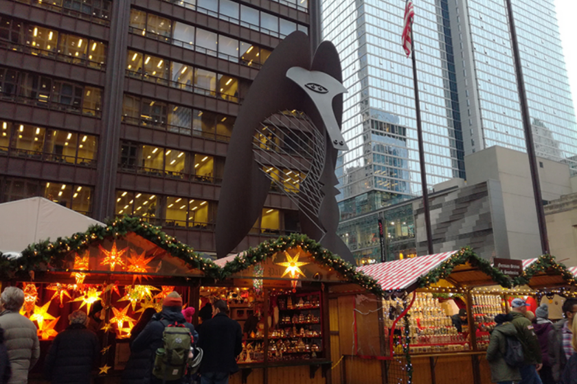 plus beaux et meilleurs marchés de Noël monde Etats-Unis Chicago
