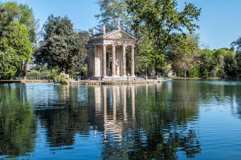 Que faire a Rome activité Parc Villa Borghese