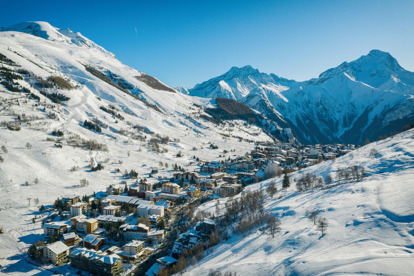 Les meilleures stations de ski des Alpes pour un week-end à la neige Les Deux Alpes