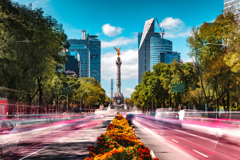 Quelle est la plus belle avenue du monde Avenidas Los Insurgentes y Reforma Mexico