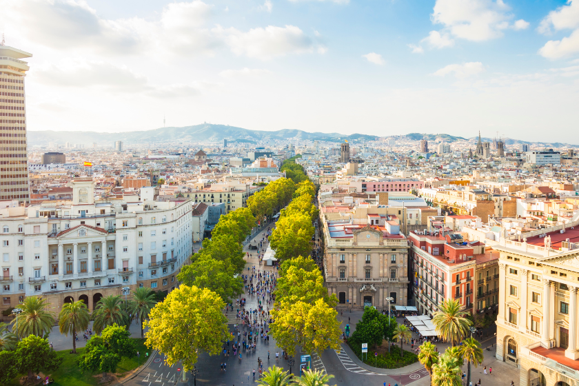 Quelle est la plus belle avenue du monde Las Ramblas Barcelone